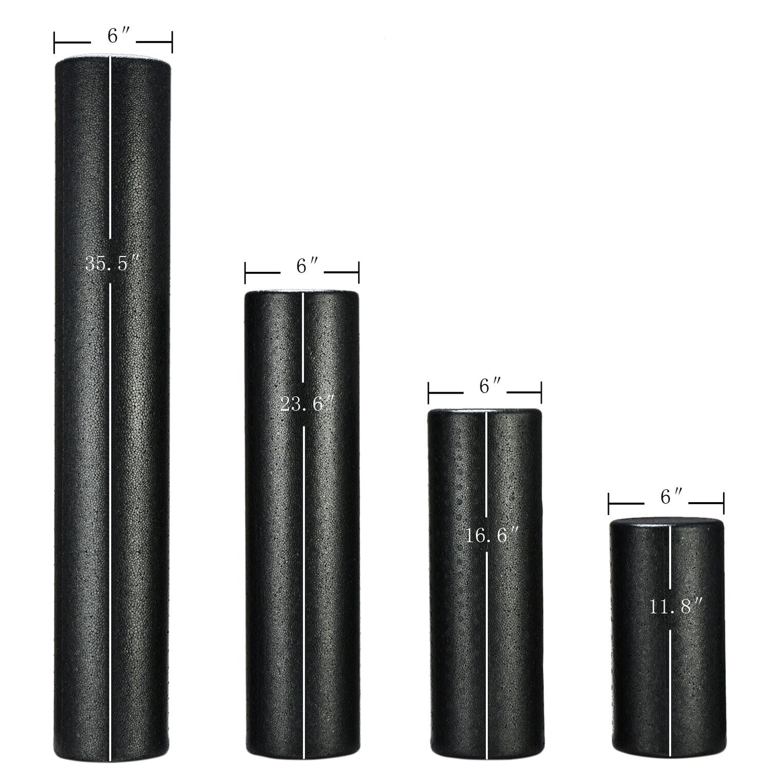 Wellness Seer Extra Firm Foam Roller High Density Yoga Muscle Back Pain Trigger