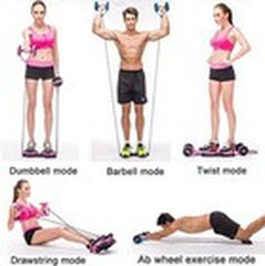 Multi-Function Double Ab Roller Wheel New Version Ab Wheel Exercise Fitness