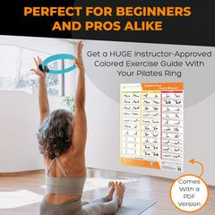 Pilates Ring Circle, Magic Circle Pilates Ring, Inner Thigh Exercise Equipment, Fitness Rings for Women, Thigh Master Inner Thigh Exerciser, Yoga Ring Pilates Equipment for Home Workouts