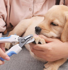 Dog Nail Clippers and Trimmer, Professional Cat Nail Clipper with Sharp Blades and Nail File (Small, Pink)
