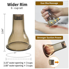 Cupping Set Cupping Therapy Set Massage Cups for Pain Relief Physical Therapy...