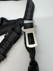 Dog Seat Belt for Car 3-In-1 Dog Leash Seatbelt Bungee Adjustable Reflective