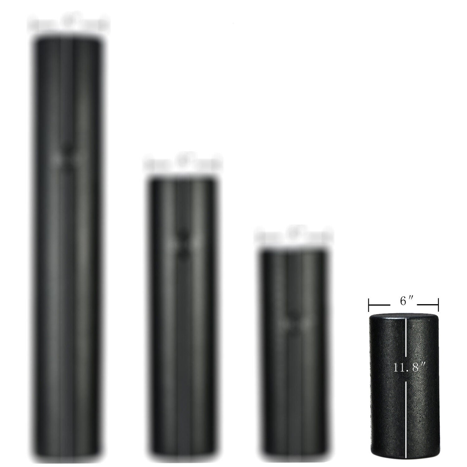 Wellness Seer Extra Firm Foam Roller High Density Yoga Muscle Back Pain Trigger