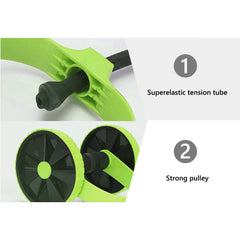 Multi-Function Double Ab Roller Wheel New Version Ab Wheel Exercise Fitness