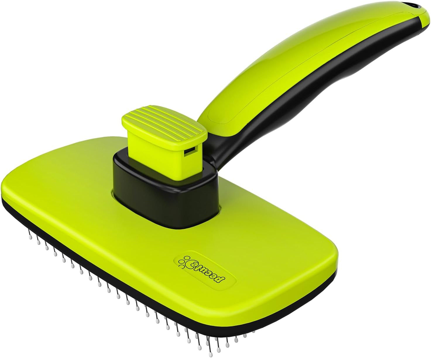 Self-Cleaning Slicker Brush for Dogs, Cats, Lightweight Dog Brush for Shedding M