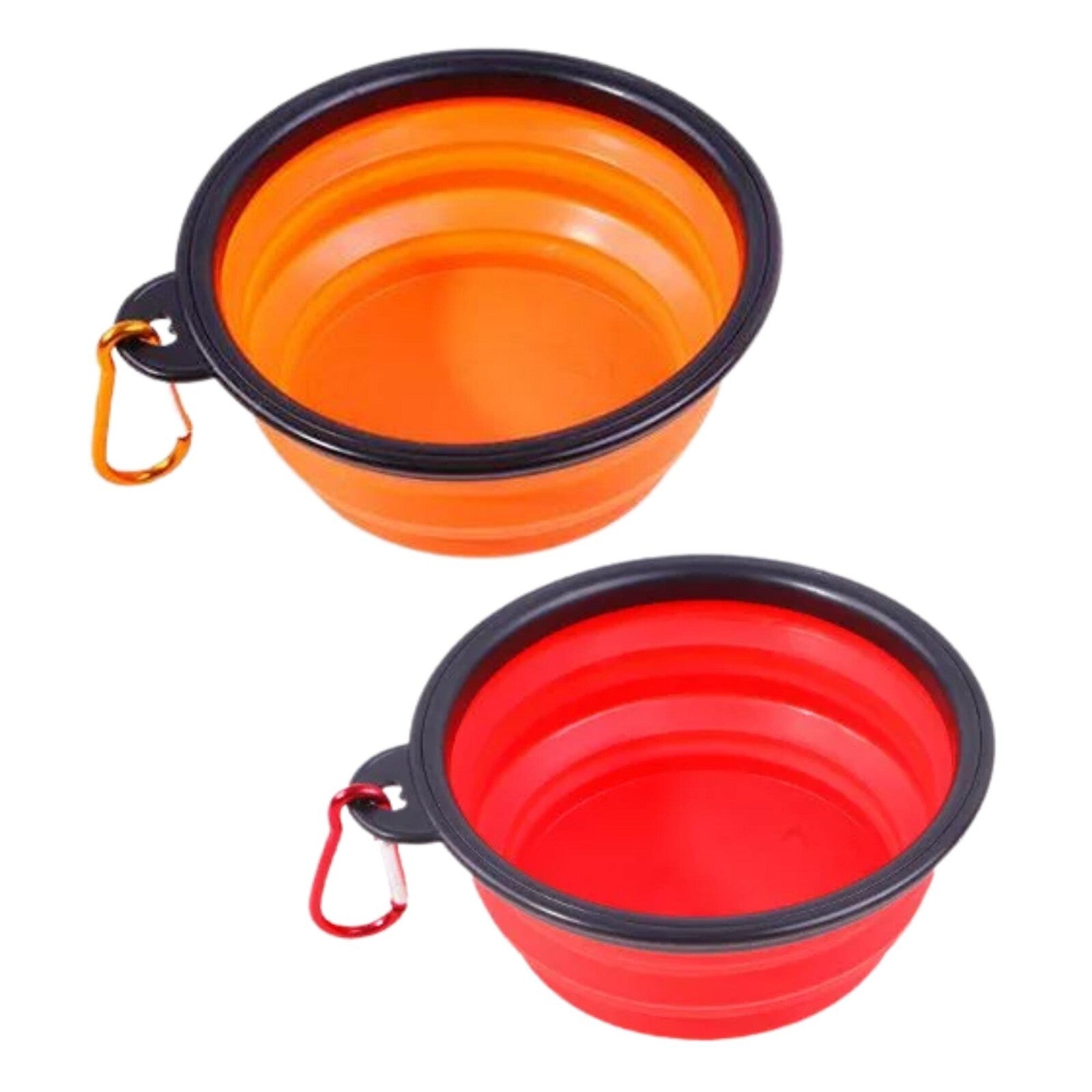 2-Pack 34Oz Large Size Collapsible Dog Bowl, Portable Pet Bowl, Travel Dish
