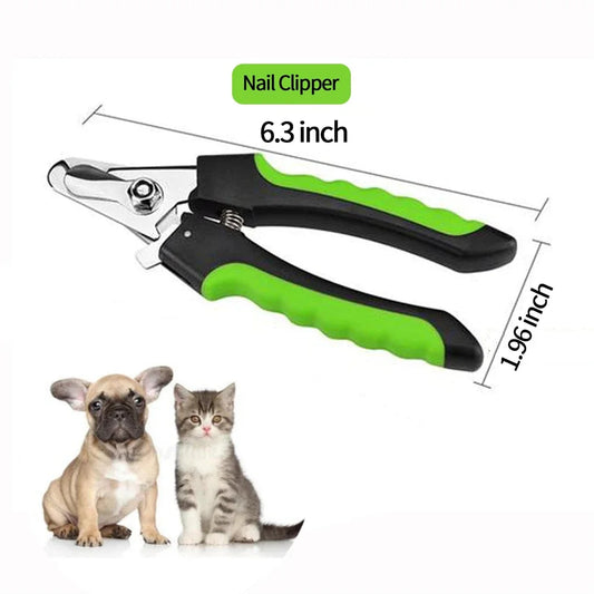 Dog Nail Clippers with Safety Guard Cat Dog Nail Trimmers Pet Nail Clippers Sharp Blades Suitable for Medium Large Dogs Cats