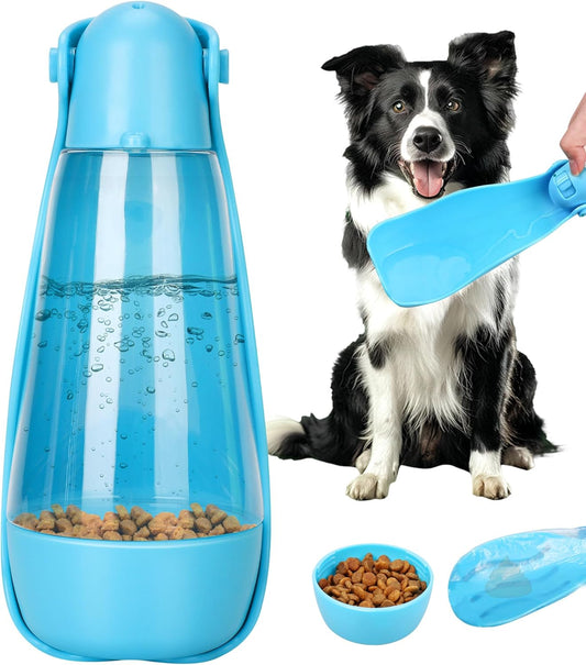 UPSKY Dog Water Bottle | Portable & Foldable Dog Water Bottle | 3-In-1 Portable