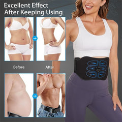ABS Stimulator - EMS Muscle Stimulator, Ab Machine, Portable Abdominal Belt, ...