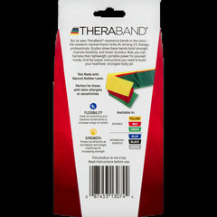 Resistance Bands Set, Yellow/Red/Green, Beginner, Non-Latex