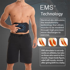 ABS Stimulator - EMS Muscle Stimulator, Ab Machine, Portable Abdominal Belt, ...