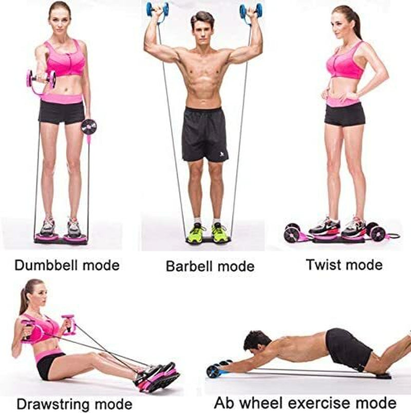 Multi-Function Double Ab Roller Wheel New Version Ab Wheel Exercise Fitness