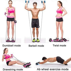Multi-Function Double Ab Roller Wheel New Version Ab Wheel Exercise Fitness
