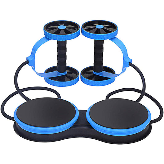 Multi-Function Double Ab Roller Wheel New Version Ab Wheel Exercise Fitness