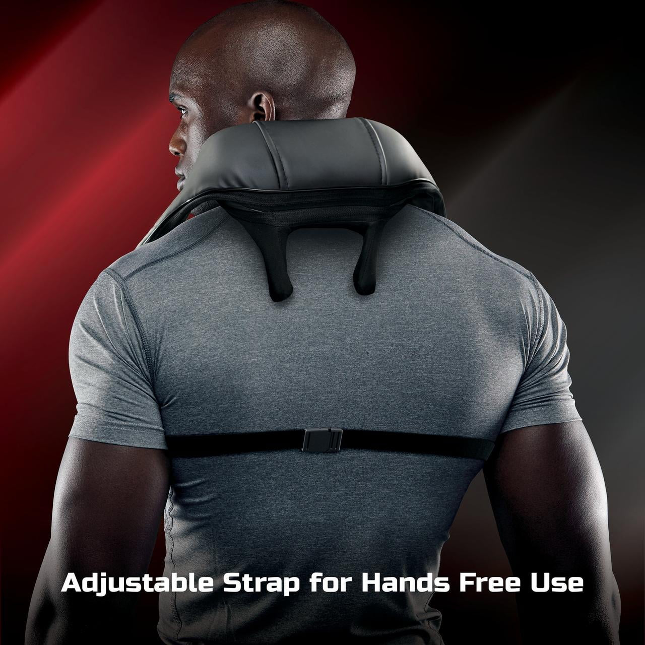 Shiatsu Pro Shiatsu Back and Neck Massager, Cordless Heated Neck and Shoulder Massager