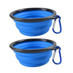2-Pack 34Oz Large Size Collapsible Dog Bowl, Portable Pet Bowl, Travel Dish