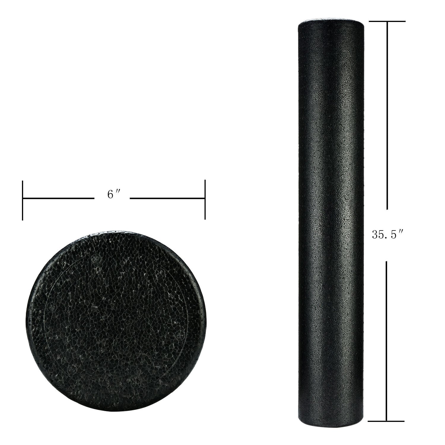 Wellness Seer Extra Firm Foam Roller High Density Yoga Muscle Back Pain Trigger