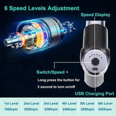 Type-C Fast Charging Fascia Gun Massager