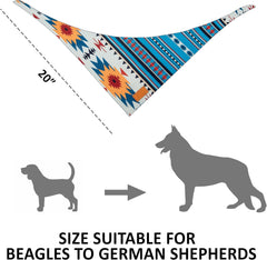 Pascal and Pooch Dog Bandanas Suitable for Medium & Large Dog Bandana Boy & Girl - Premium Adjustable Fabric Bandana for Dogs Reversible - Unique and Stylish Pack of 4 Durable Bandanas for Dogs