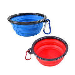 2-Pack 34Oz Large Size Collapsible Dog Bowl, Portable Pet Bowl, Travel Dish
