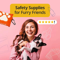Dog First Aid Kit | 19 Piece Pet Emergency Travel Kit for Cats & Dogs
