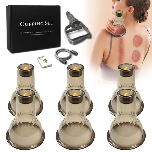 Cupping Set Cupping Therapy Set Massage Cups for Pain Relief Physical Therapy...