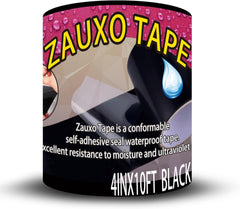 4Inx10Ft Rubberized Seal Patch Tape - Waterproof Tape Seal and Patch Leaks for Home RV Roof Plumbing and Pool Repairs, Underwater, Indoor Outdoor