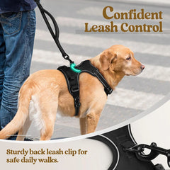 Dog Harness No Pull Reflective Dog Harness Vest with Easy Control Handle for Medium Large Dogs Outdoor Walking Training Supplies