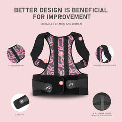 Posture Corrector for Women & Men - Adjustable Shoulder Posture Brace - Figure Brace for Posture Correction and Alignment